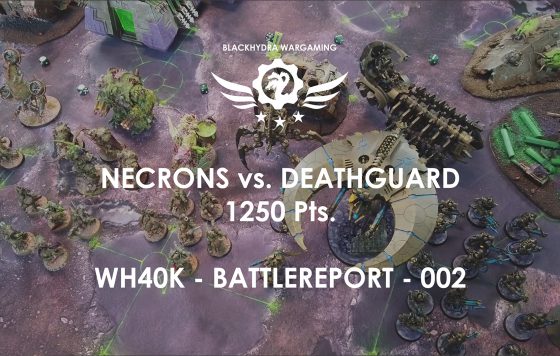 Battlereport -002 Necrons vs. Deathguard 1250 pts [DE/GER]