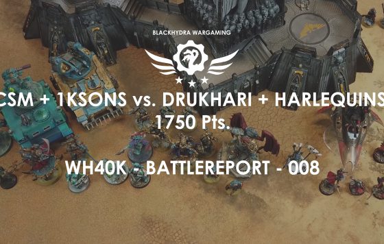WH40K – Battlereport -008 Alpha Legion & Thousand Sons vs. Drukhari & Harlequins 1.750 pts. [DE/GER]