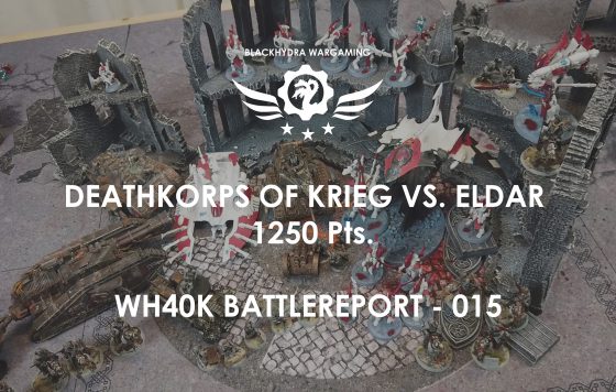 WH40K – Battlereport -015 Deathkorps of Krieg vs. Eldar 1.250 pts. [DE/GER]