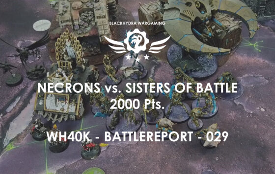 WH40K – Battlereport -029 Necrons vs. Sisters of Battle 2.000 pts. [DE/GER]