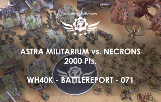 WH40K – Battlereport – 071 Astra Militarium vs. Necrons