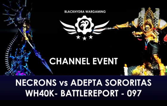 WH40K – Battlereport – 097 Adepta Sororitas vs. Necrons (HYDRAS PIT – Season 01 – Spiel 04)